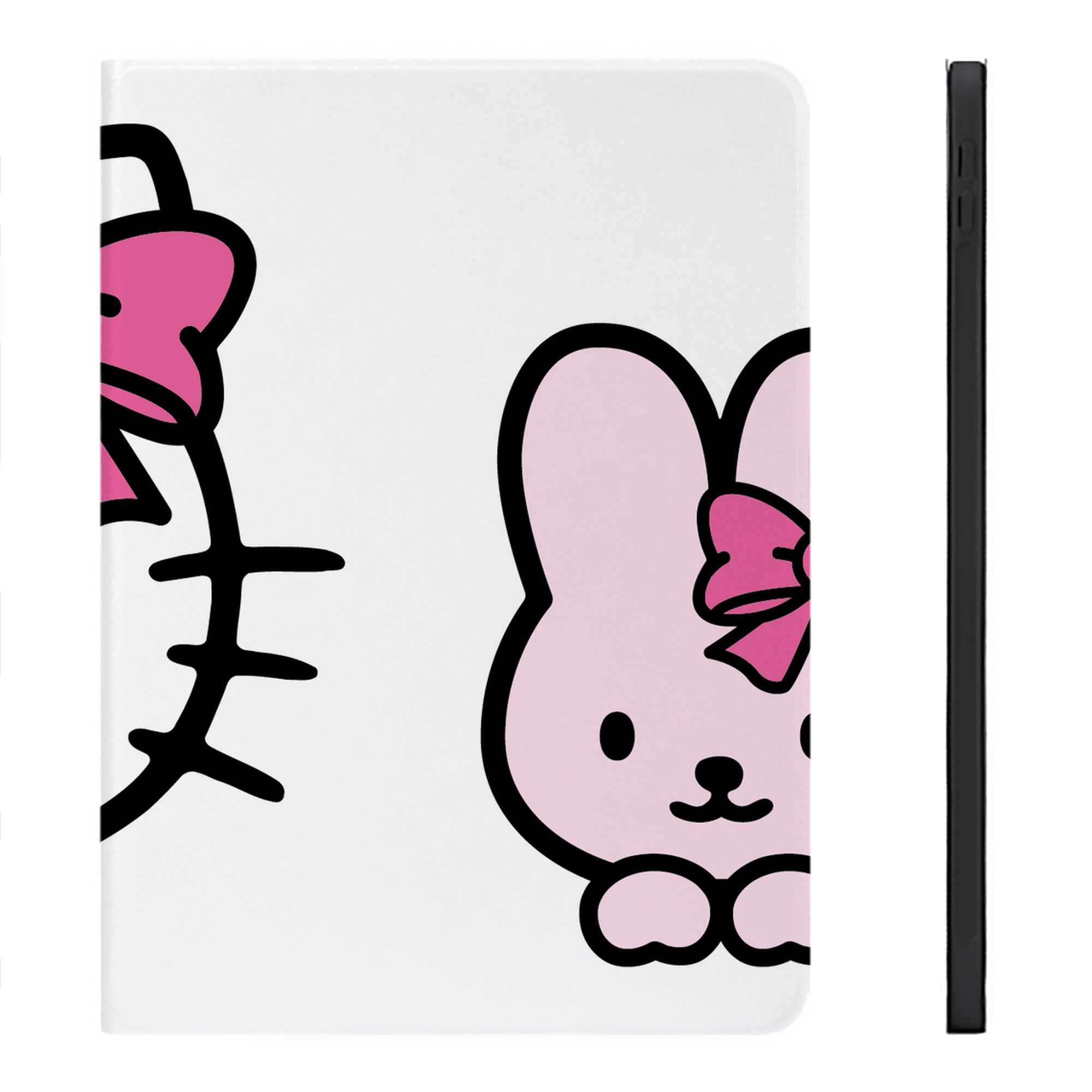 （画像用） Hello Kitty ハローキティ IPadケース ペンホルダー付き ブックスタイルデザイン